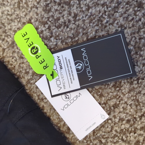 Volcom Frochickie Highrise Ankle Pants Black 26 - Picture 3 of 7